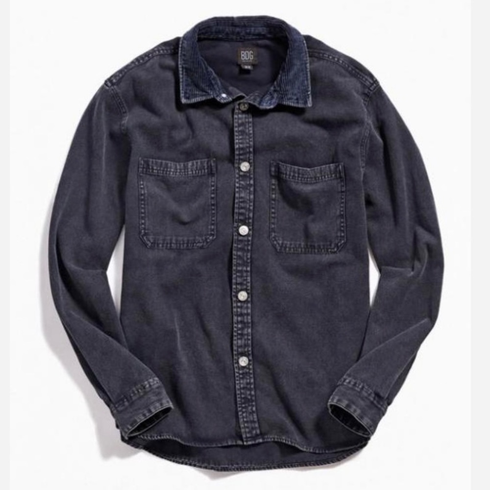 Urban Outfitters BDG Washed Canvas Work Shirt Jacket